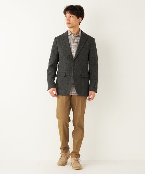 SHIPS シップス テーラードジャケット 段返し 3B サイドベンツ 46 SHIPS シップス テーラードジャケット 段返し 3B サイドベンツ 46