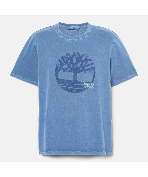 ティンバーランド ガーメント ダイ ロゴ グラフィック Tシャツ 半袖 ガーメント ダイ ロゴ グラフィック Tシャツ メンズ