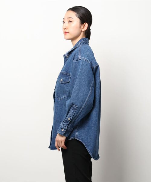 SHIPS」 デニムジャケット ONE SIZE ライトブルー レディース 