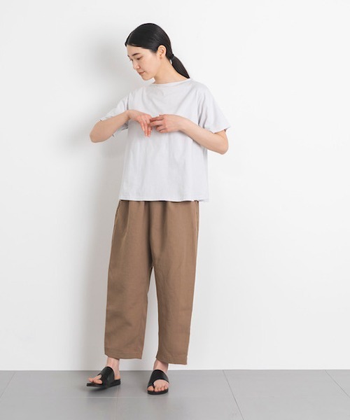 tシャツ ドライコットンTシャツ「ドレープ」 レディース