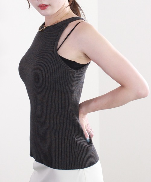 R*i様 karry アメリカンスリーブニット アメリカンスリーブ ボーダー KNIT Set-up
