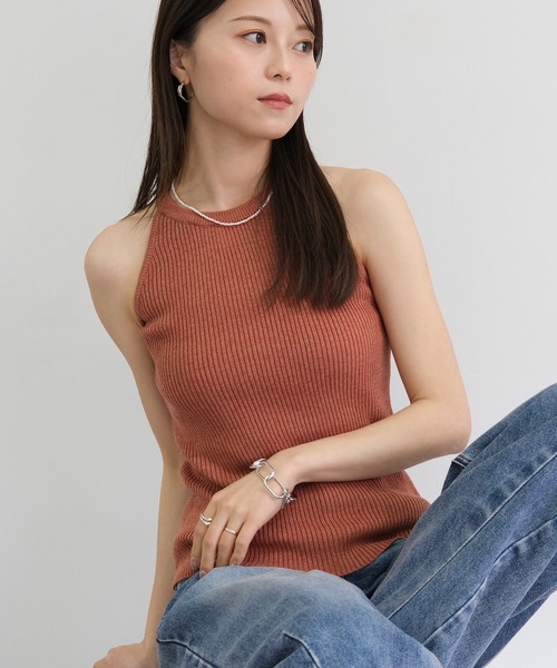 Reurie'（レウリィ） タンクトップ ノースリーブ 「7色展開｜HIT ITEM