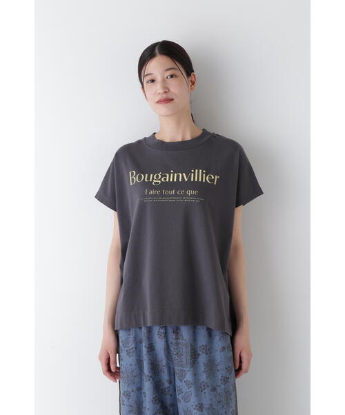tシャツ ロゴプリントプレーティングBIG Tシャツ レディース human woman tシャツ ロゴプリントプレーティングBIG Tシャツ