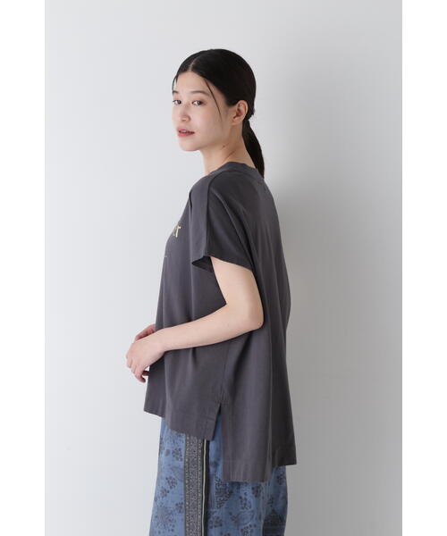 tシャツ ロゴプリントプレーティングBIG Tシャツ レディース human woman tシャツ ロゴプリントプレーティングBIG Tシャツ