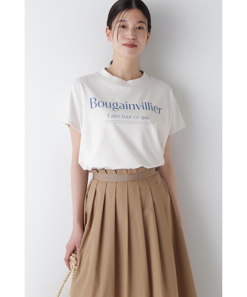 human woman tシャツ ロゴプリントプレーティングBIG Tシャツ