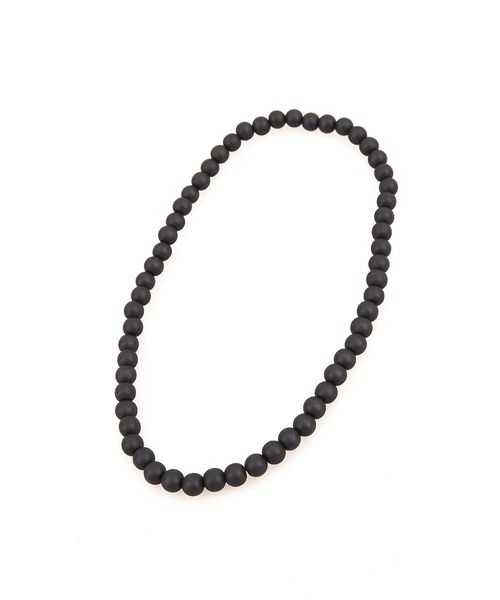 ネックレス an meets zakka ウッドボール数珠ネックレス(60cm) メンズ