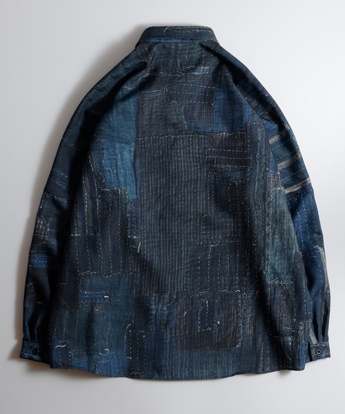 fdmtl シャツ　サイズ3 FDMTL シャツ FDMTL/ファンダメンタル/BORO S/S SHIRT メンズ