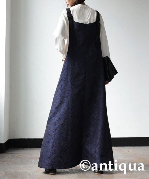 ANAYI 36 ブラック　ドット　ジャガード　ワンピース ANAYI（アナイ）の「ドットジャガードテントライン ワンピース