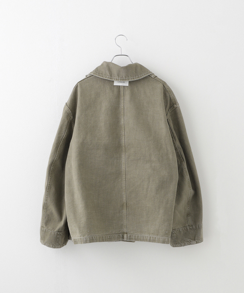 LEMAIRE DISPATCH ジャケット Lemaire DISPATCH JACKET BLACK DENIM | REVERSIBLE