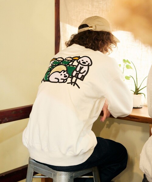 michel macaron フリーススウェットとスリッパセット ノベルティ FREAK'S STORE トレーナー スウェット matsui×FREAK'S STORE