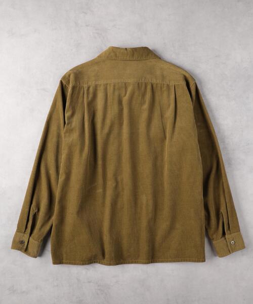BACK NUMBER シャツ BACK NUMBER(バックナンバー)コーデュロイオープン
