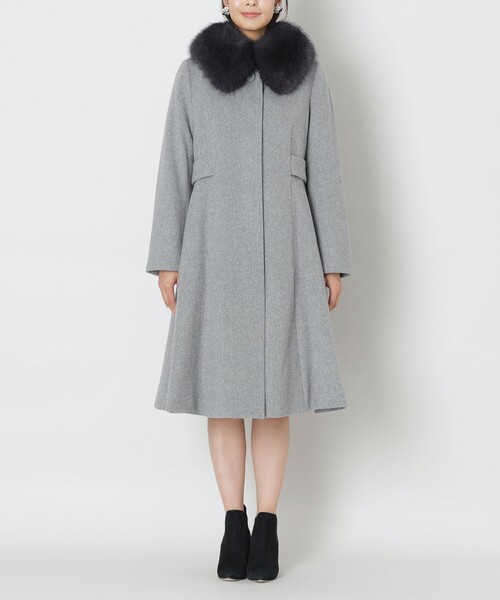 TO BE CHIC ステンカラーコート コート ウールビーバー ロング