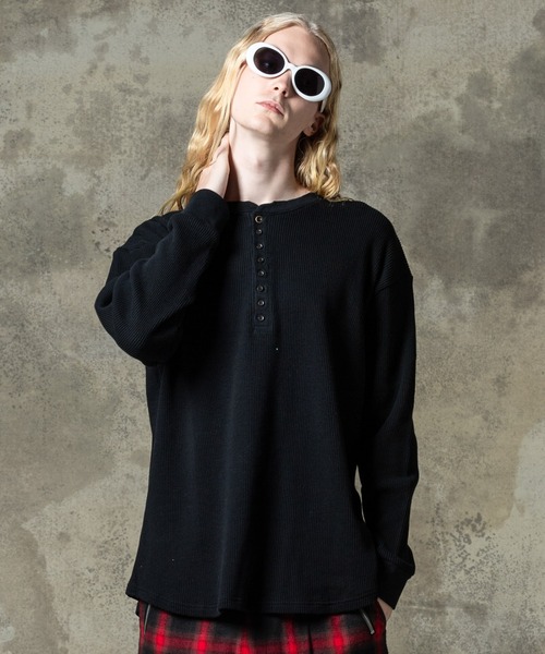 glamb グラム Waffle Augusta Cutsew Tシャツ atftps glamb（グラム） tシャツ Waffle Augusta Cutsew / ワッフルオーガスタ