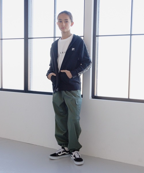 商品状態確認用 GLOBAL WORK（グローバルワーク） パーカー FILA/コラボZIPパーカー