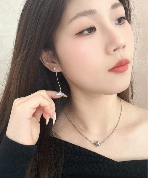 ピアス 「OKUOKU　0909」フィッシュテール パール デザインピアス oku-pierce-577517848180-7 Nn レディース | BURNER | 03