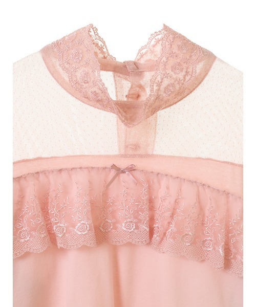 PINK HOUSE（ピンクハウス） tシャツ オリジナルローズチュールレース