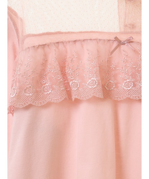 PINK HOUSE（ピンクハウス） tシャツ オリジナルローズチュールレース