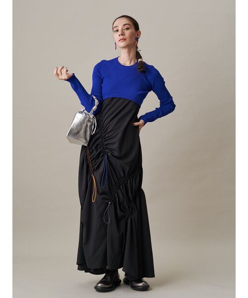 UN3D. ニット セーター 2WAY BASIC KNIT TOP / 2WAYベーシック