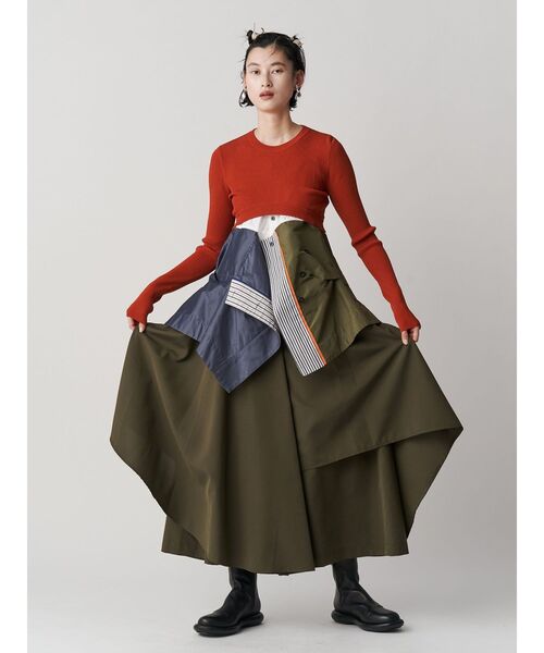 UN3D.（アンスリード） ニット セーター 2WAY BASIC KNIT TOP / 2WAY