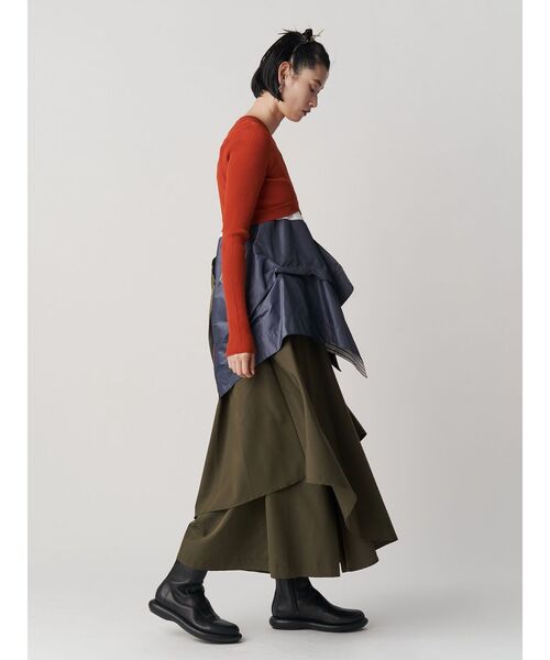 UN3D. ニット セーター 2WAY BASIC KNIT TOP / 2WAYベーシック