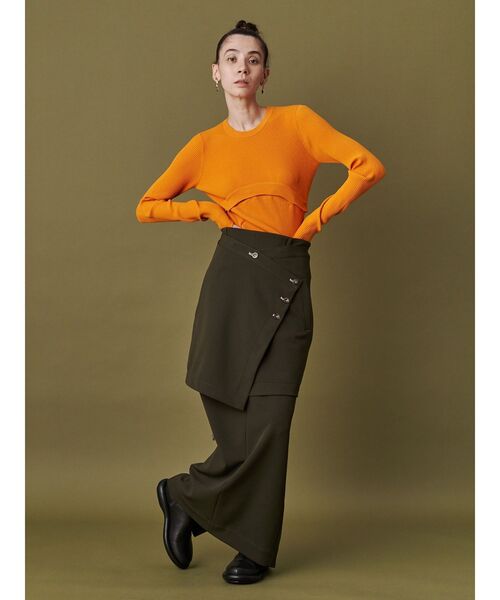 UN3D.（アンスリード） ニット セーター 2WAY BASIC KNIT TOP / 2WAY