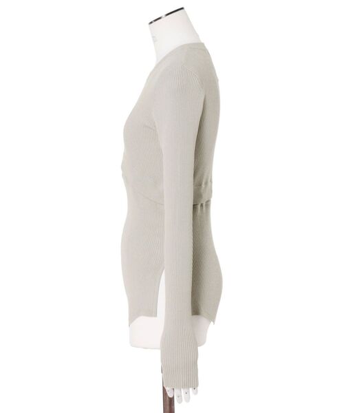 美品 25SS UN3D. アンスリード 2WAY BASIC KNIT TOP リブニット 522522600301-01 サイズ38 テラコッタ レディース 古着 中古 USED UN3D.（アンスリード） 美品 25SS UN3D. 2WAY BASIC KNIT TOP