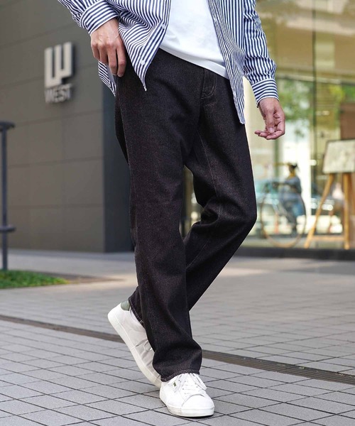 Y's ライトオンスデニムパンツ 23区DENIM ライトオンス デニム ワイド パンツ