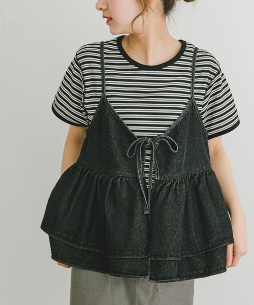 ITEMS URBANRESEARCH キャミソール デニムビスチェ : ZOZOTOWN