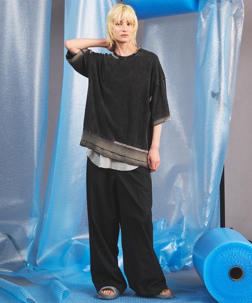 MAISON SPECIAL（メゾンスペシャル） ワイドパンツ スラックス メンズ