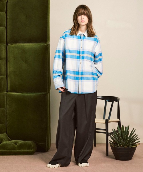 MAISON SPECIAL（メゾンスペシャル） スラックス 「UNISEX」Wool Mix