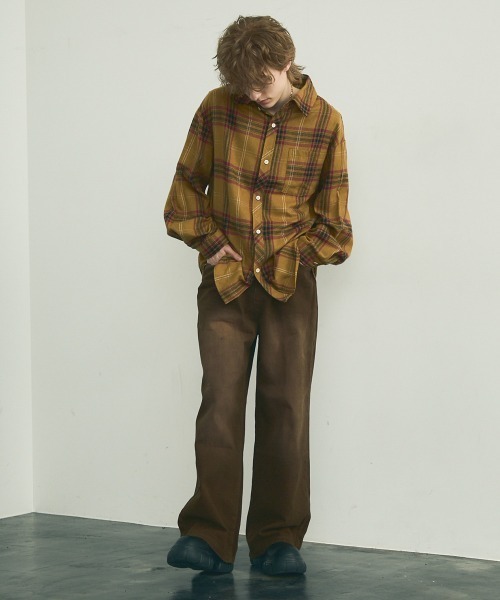 Shoowtime（ショウタイム） シャツ oversized casual check shirt