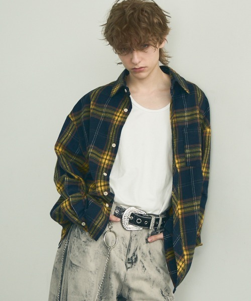 Shoowtime（ショウタイム） シャツ oversized casual check shirt