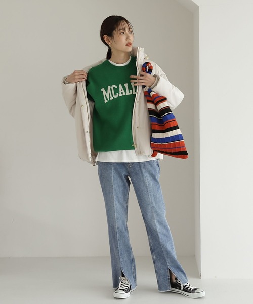 「GLOBAL WORK」 ブルゾン MEDIUM モカ レディース_画像4