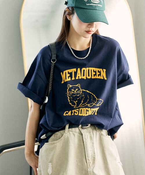 【SOLD】PUBLUX猫プリントTシャツ黒 PUBLUX tシャツ PUBLUX/パブリュクス フロッキー キャット