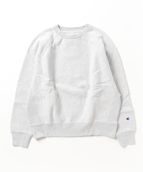「Champion」 スウェットカットソー FREE グレー レディース Champion 「Champion」 スウェットカットソー FREE グレー