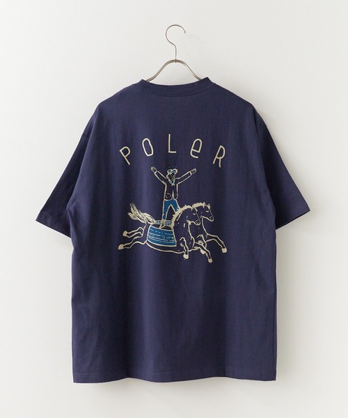 POLER ポーラー TURF POLO サイズ　(M) POLeR tシャツ POLeR/ポーラー HORSE RELAX FIT TEE Tシャツ