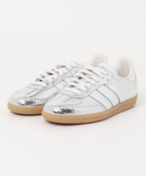 スニーカー ADIDAS アディダス SAMBA OG W サンバ OG JR0035 SILV/FTWR/CORE メンズ | adidas