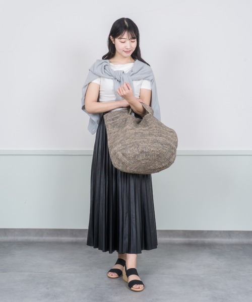 MADE IN MADA ショルダーバッグ　カゴバッグ　大きめ MADE IN MADA かごバッグ カゴバッグ 「MADE /メイドインマダ