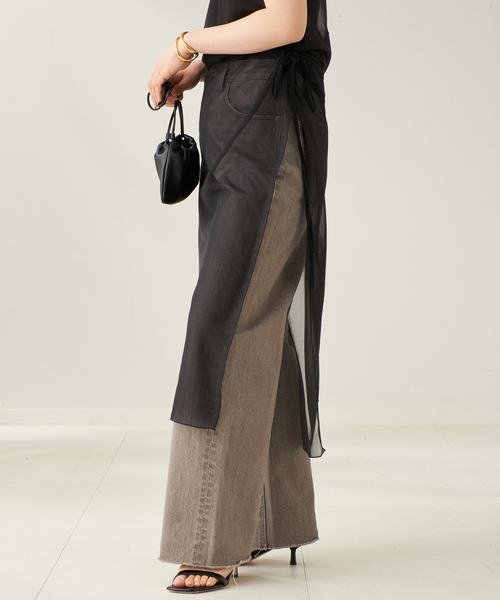 プラージュ　シアーラップスカート plage スカート sheer wrap : ZOZOTOWN Yahoo!店 - 通販 - Yahoo