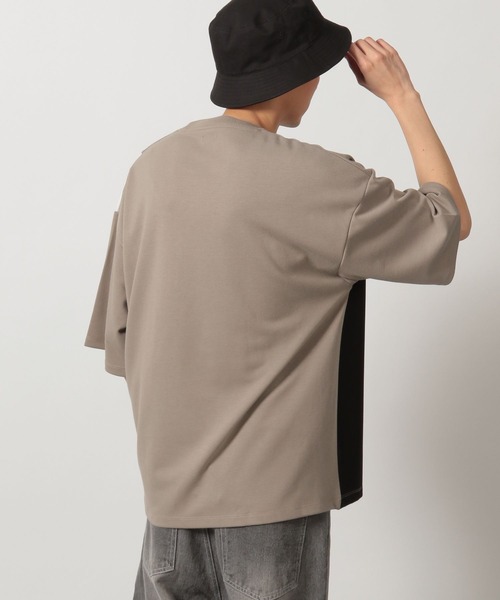 tシャツ ジオメ切替T / 323576 メンズ レディース | LAKOLE | 13