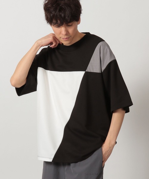 tシャツ ジオメ切替T / 323576 メンズ レディース | LAKOLE | 10