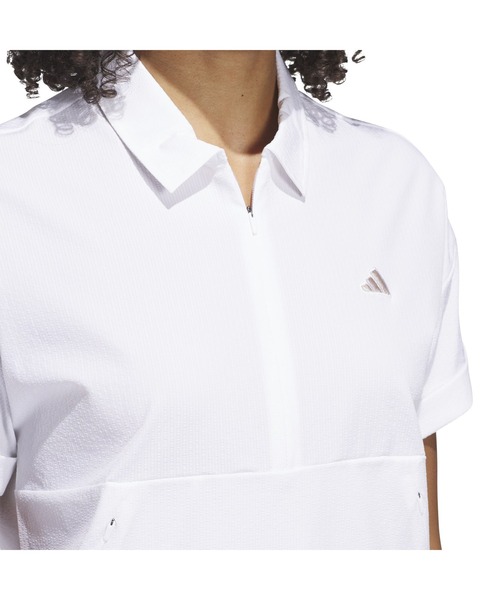 ブラウス シャツ アディダス adidas ビヨンド ザ コース 撥水 ボックスシルエット 2way半袖シャツ レディース adidas ブラウス シャツ アディダス ビヨンド ザ コース 撥水