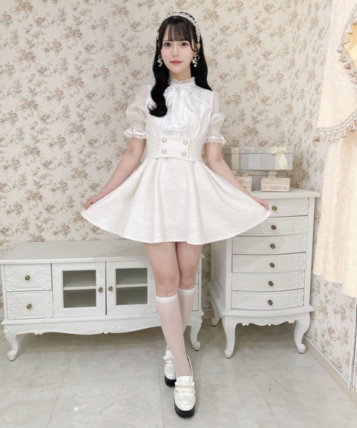 styling/　ツイードドッキングワンピース styling/ ツイードドッキングワンピ