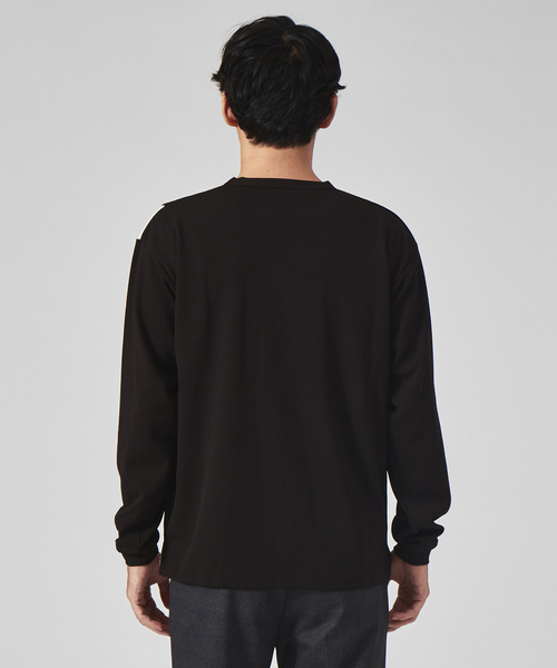 「ABAHOUSE GRAY」 長袖Tシャツ 48 グレイッシュベージュ メンズ