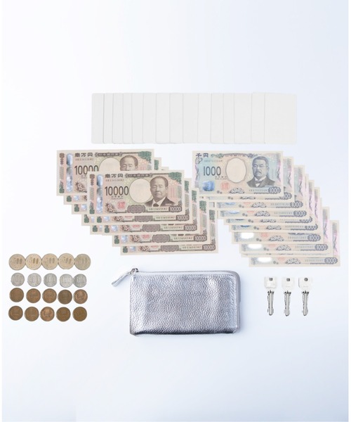 財布 長財布 小さい TIDY2.0 Lumina メタリックレザー レディース