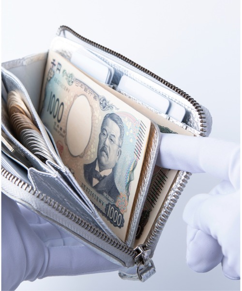 長財布 財布 小さい TIDY2.0 Lumina メタリックレザー レディース