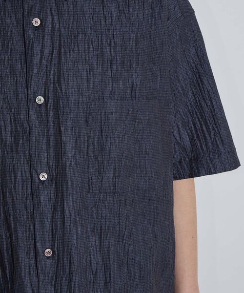 SLICK（スリック） シャツ 半袖 「SLICK/スリック」Linen Washer Check