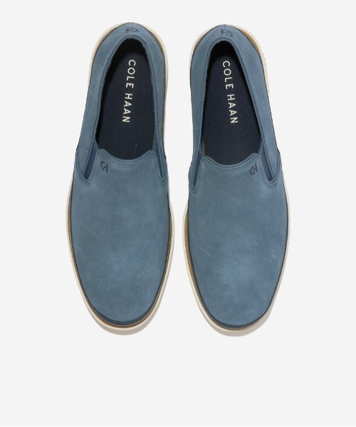 スリッポン グランドプロ ストローポイント ツインゴア mens メンズの画像