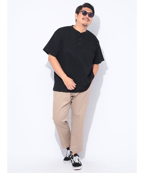 B＆T CLUB（ビーティークラブ） ヘンリーネック tシャツ ヘンリー