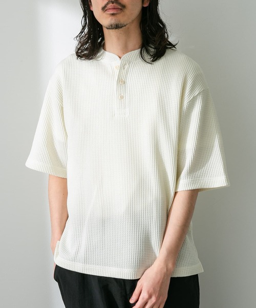 「URBAN RESEARCH Sonny Label」 半袖Tシャツ MEDIUM オフホワイト メンズ